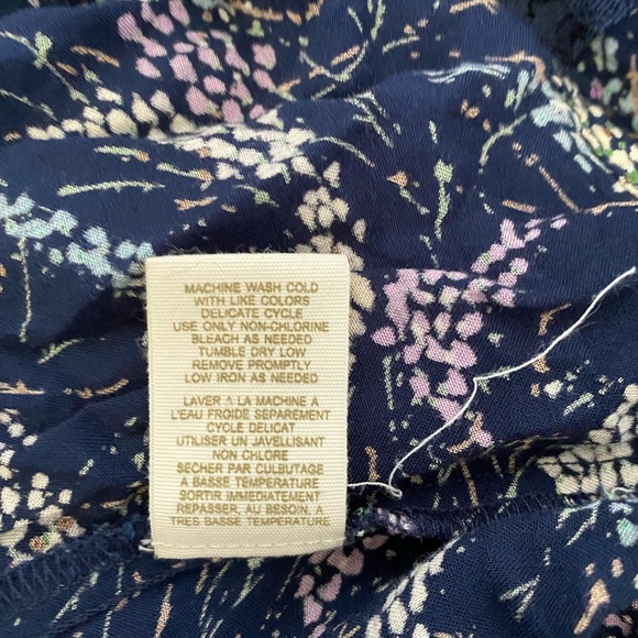 Free People Tea For Two Blue Lace Sleevles Dress - Picture 9 of 12